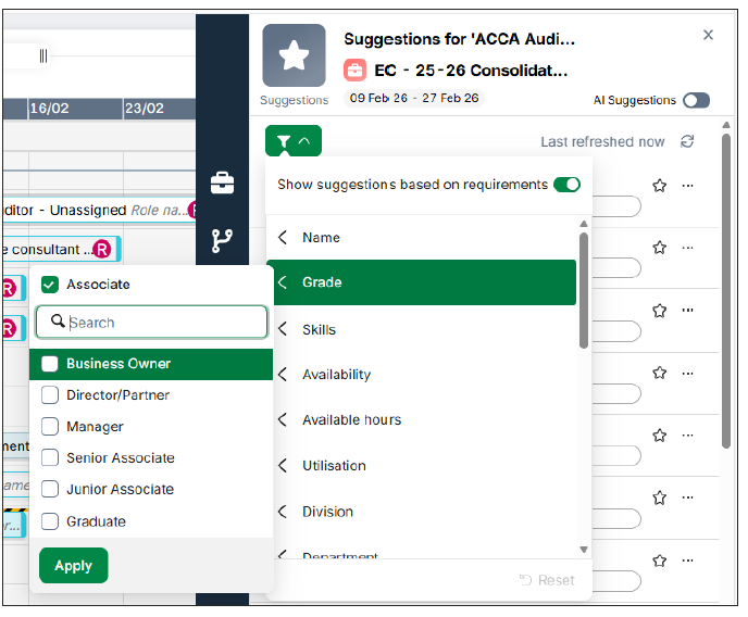 Retain 2.2 example resource matching
