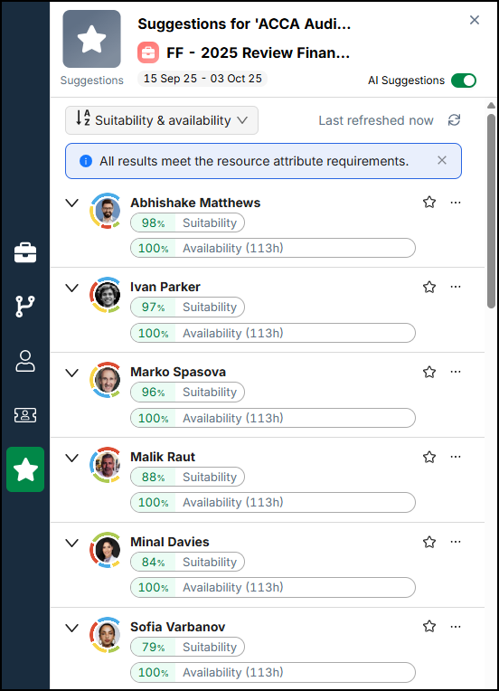 Example of retain's software