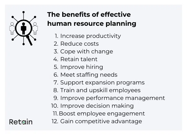 12 benefits of effective human resource planning