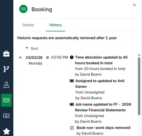Audit Log Zoomed