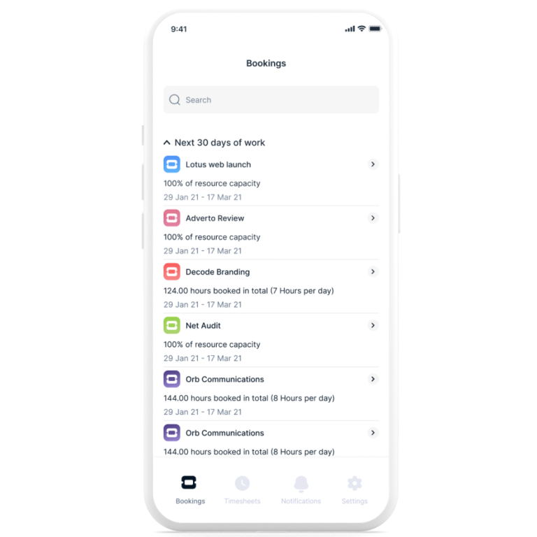 Platform → Mobile App