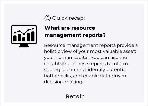 what are resource management reports